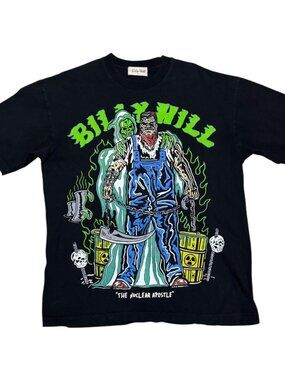 WARREN LOTAS x BILLY HILL Designer Streetwear Collab LIMITED Nuclear Tee Shirt L